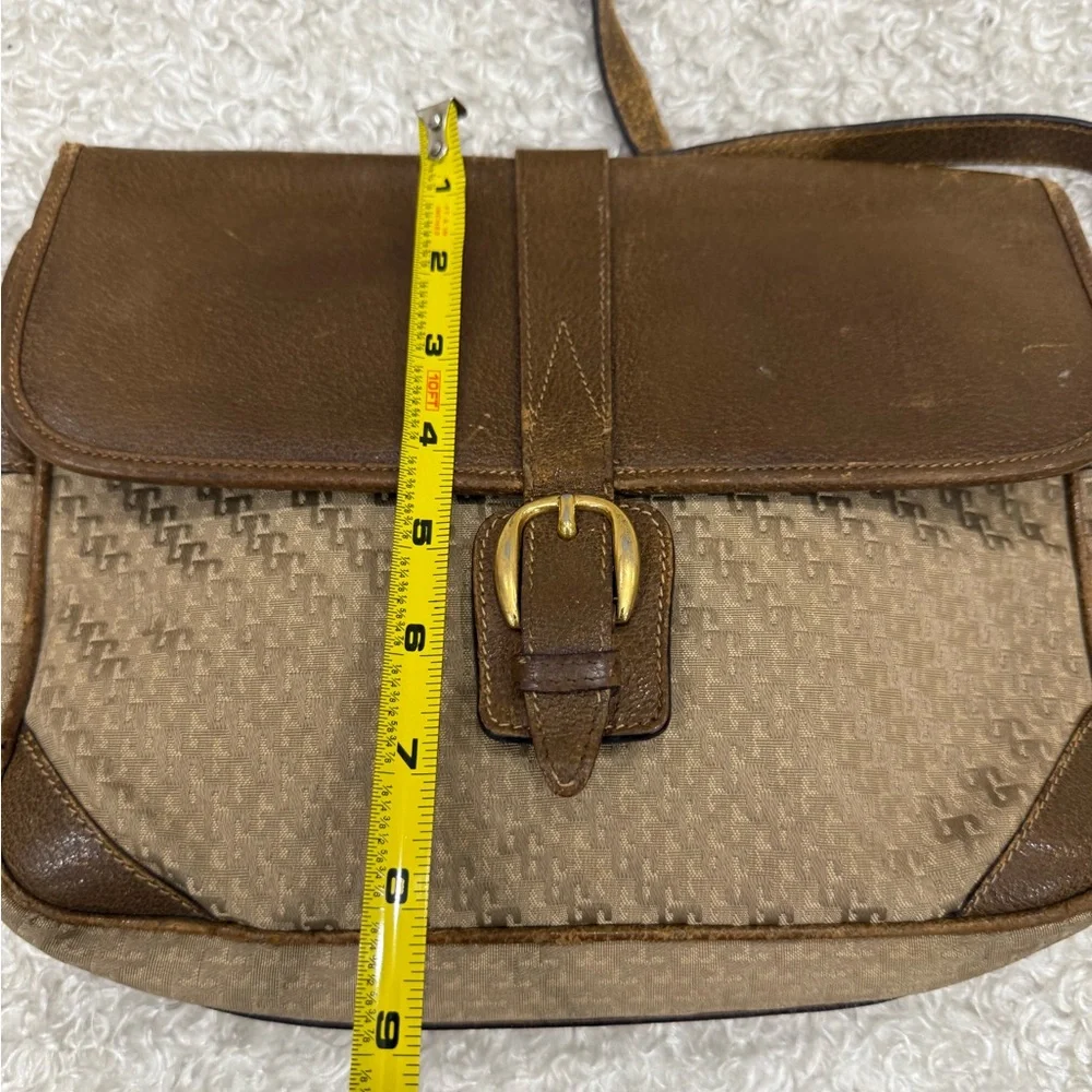 GUCCI Vintage Shoulder Crossbody Bag Canvas Brown - Picture 11 of 16